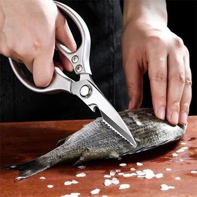 Ciseaux de cuisine multifonctions | Acier Inoxydable - Mon Univers Cuisine