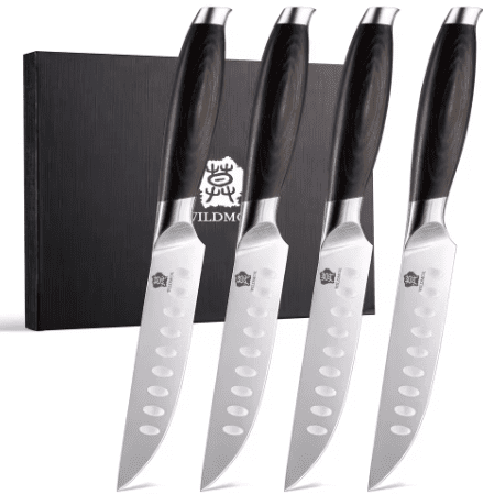 Couteau à Steak | Lames en Acier Inoxydable et Manches Ergonomiques - Mon Univers Cuisine