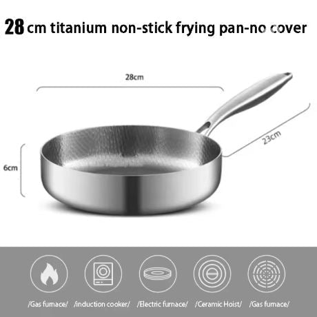 Poêle à frire en titane - Mon Univers Cuisine
