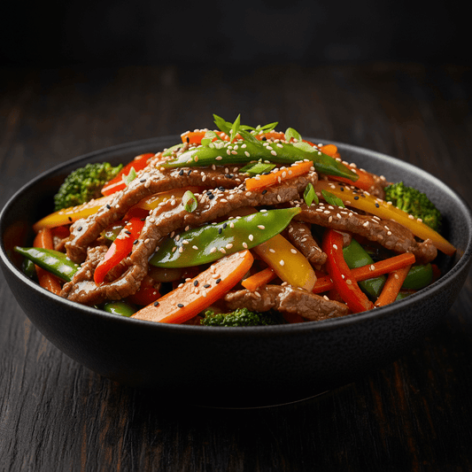 Bœuf Sauté Asiatique aux Légumes | Savoureux et Moyennement Piqué - Mon Univers Cuisine