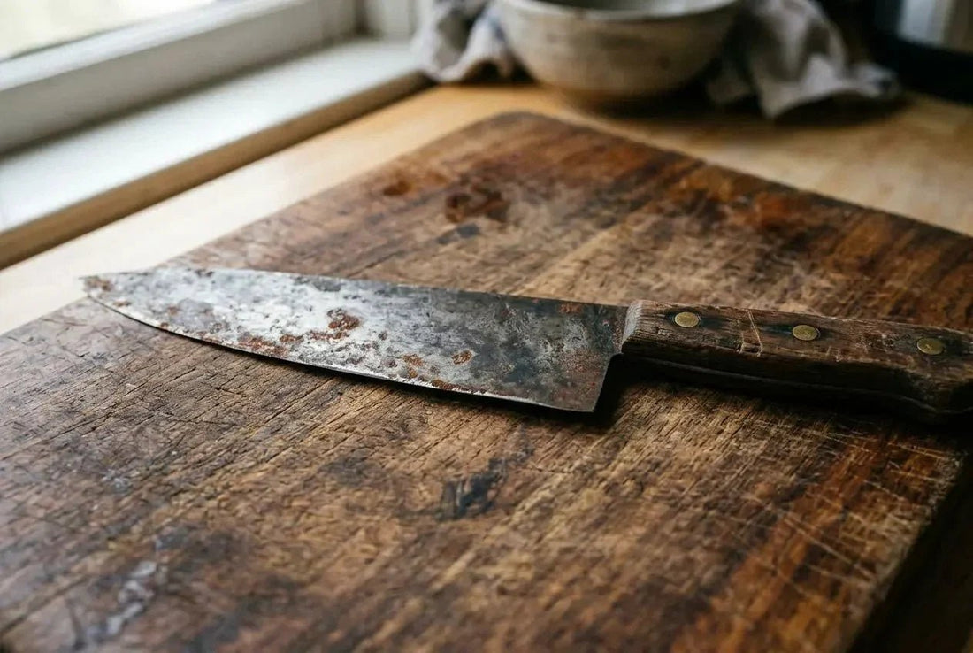 Enlever la rouille sur un couteau rouillé : méthodes efficaces
