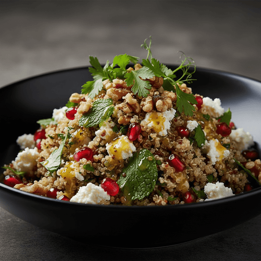 Salade de Quinoa, Grenade, Feta et Menthe | Un délice - Mon Univers Cuisine