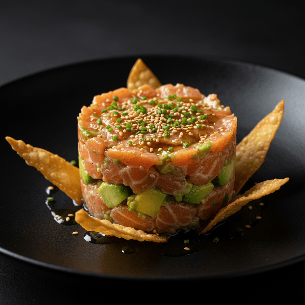 Tartare de Saumon | Avocat et Citron Yuzu - Mon Univers Cuisine