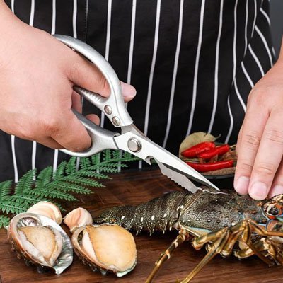 Ciseaux de cuisine multifonctions | Acier Inoxydable - Mon Univers Cuisine