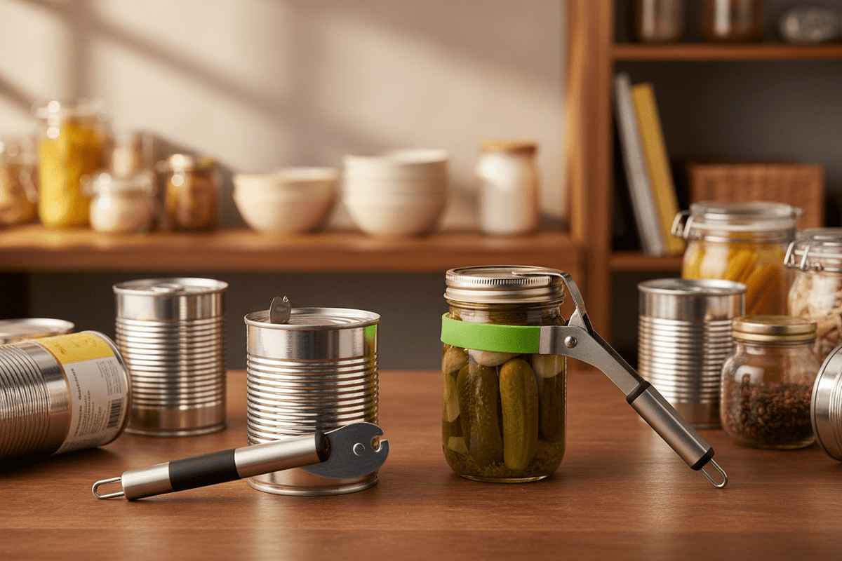 Ouvre-boîtes et ouvre-bocaux en action - Mon Univers Cuisine