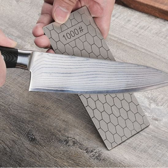 Aiguiseur couteau | Pierre Hexagonale Professionnelle - Mon Univers Cuisine