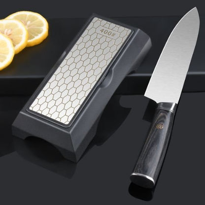 Aiguiseur couteau | Pierre Hexagonale Professionnelle - Mon Univers Cuisine