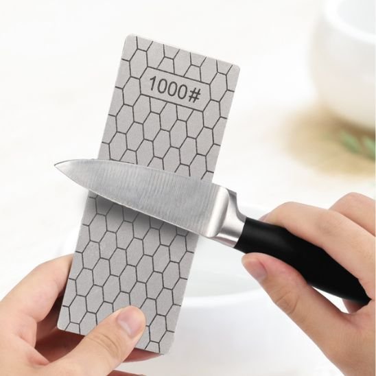 Aiguiseur couteau | Pierre Hexagonale Professionnelle - Mon Univers Cuisine