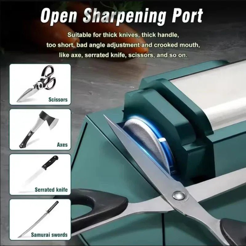 Aiguiseur Électrique 3 Vitesses | Abrasifs Diamant 100% - Mon Univers Cuisine