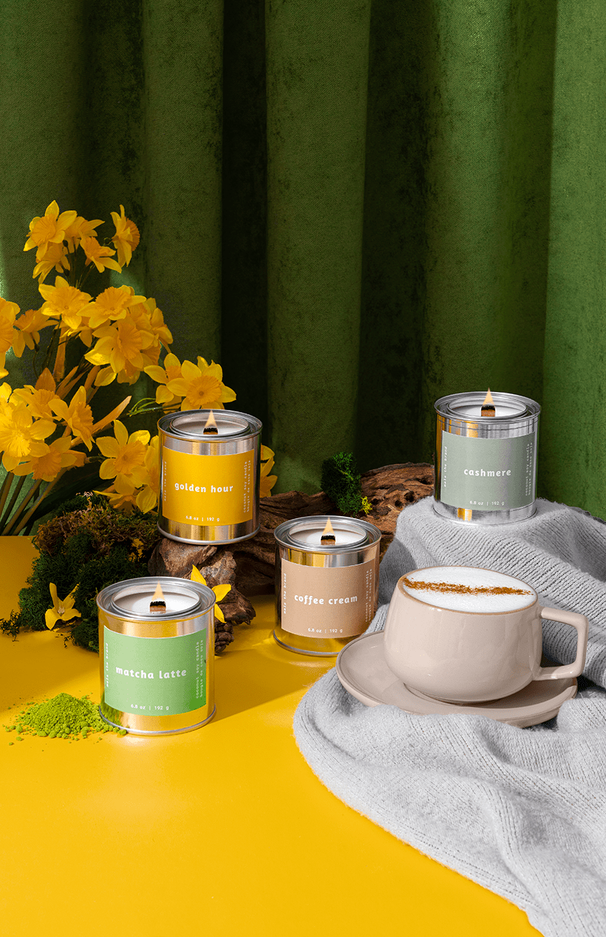 Bougie Ensemble Automne/Hiver | Coffret de 4 Bougies - Mon Univers Cuisine