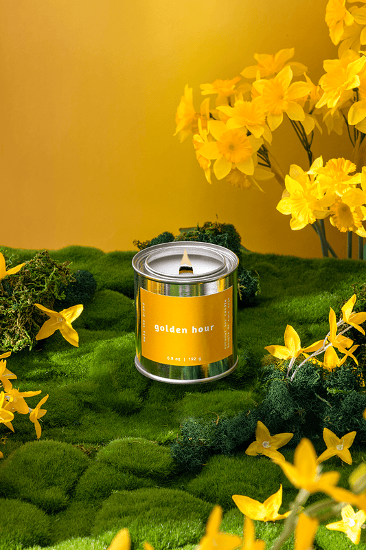 Bougie Parfumée Golden Hour | Floral, Musc et Cèdre - Mon Univers Cuisine