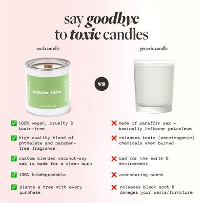 Bougie Parfumée Matcha Latte | Vanille, Camomille et Thé Vert - Mon Univers Cuisine