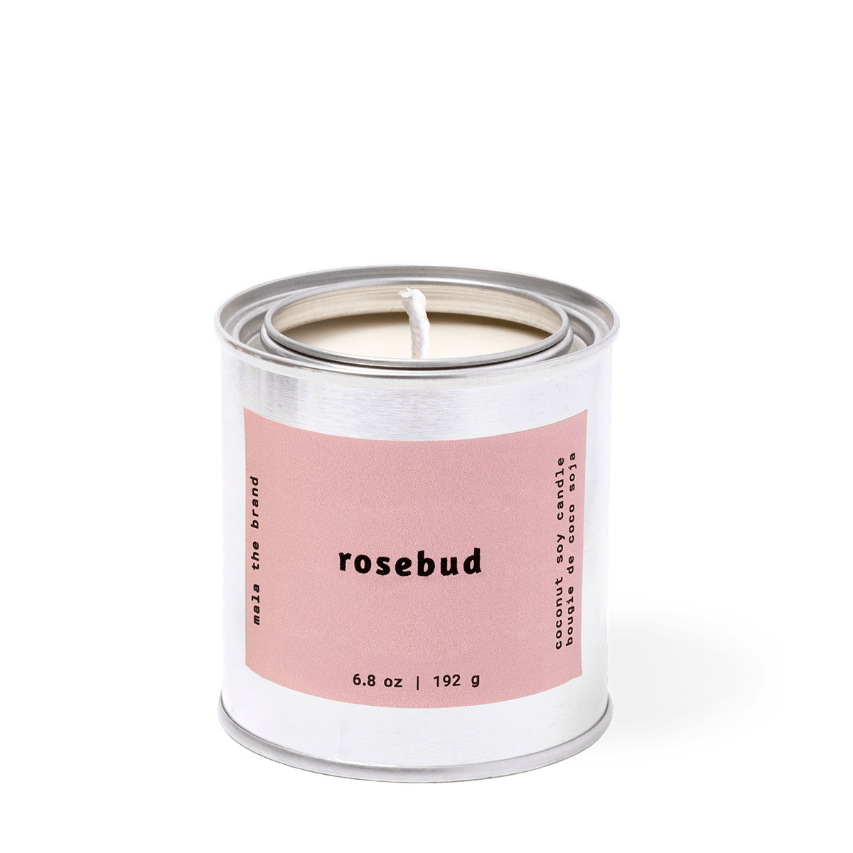 Bougie Parfumée Rosebud | Crème, Rose et Cèdre - Mon Univers Cuisine