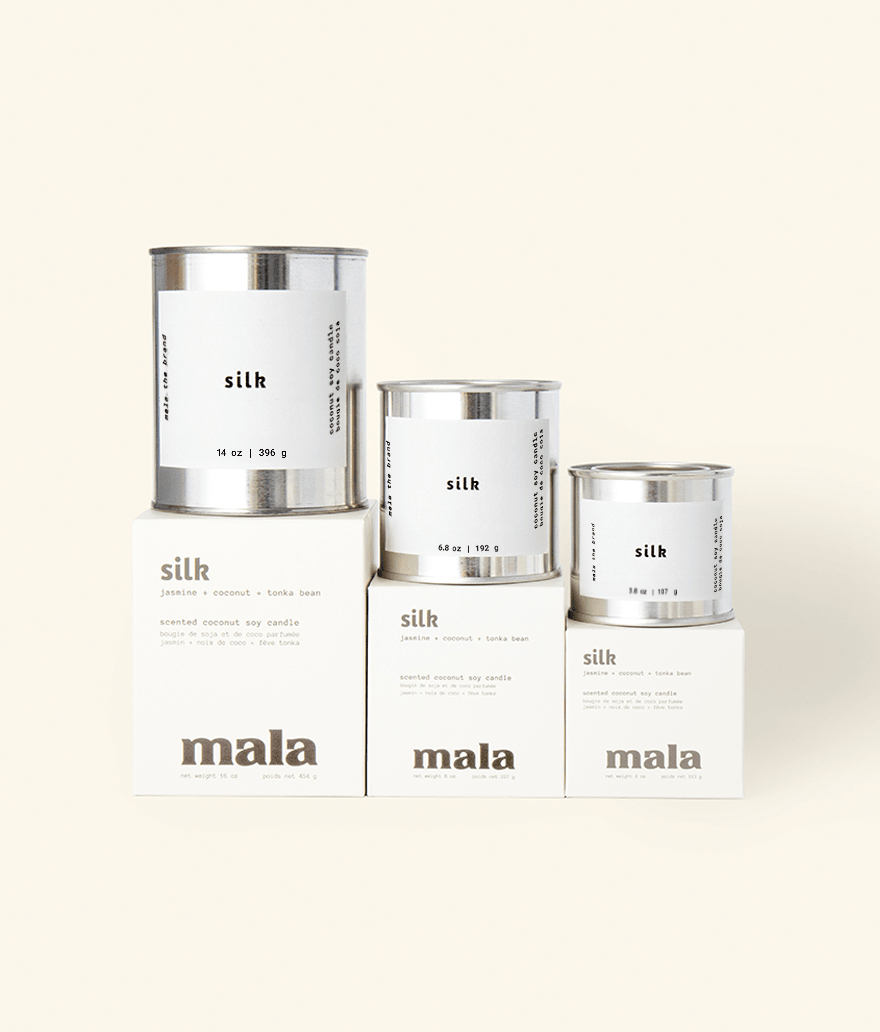 Bougie Parfumée Silk | Jasmin, Noix de Coco & Fève Tonka - Mon Univers Cuisine