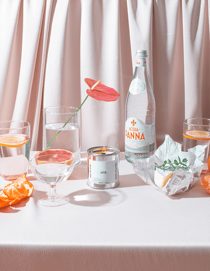 Bougie Parfumée Silk | Jasmin, Noix de Coco & Fève Tonka - Mon Univers Cuisine