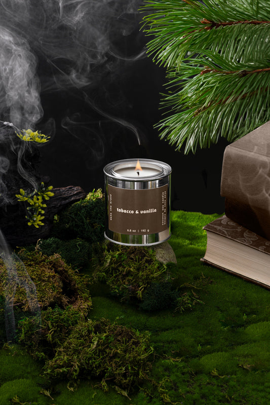 Bougie Parfumée Tobacco and Vanilla | Oud, Cerise et Tabac - Mon Univers Cuisine