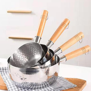 Casserole inox | Artisanale Martelée Hexagonale - Mon Univers Cuisine