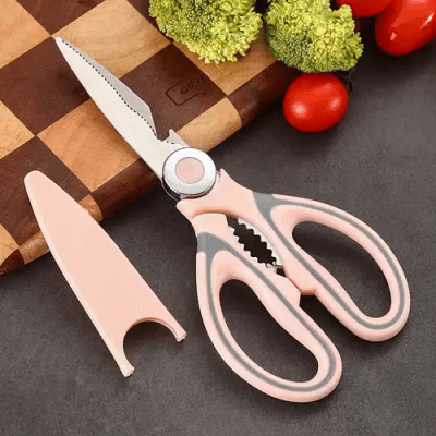 Ciseaux de cuisine rose - Mon Univers Cuisine