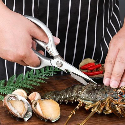 Ciseaux de cuisine multifonctions | Acier Inoxydable - Mon Univers Cuisine