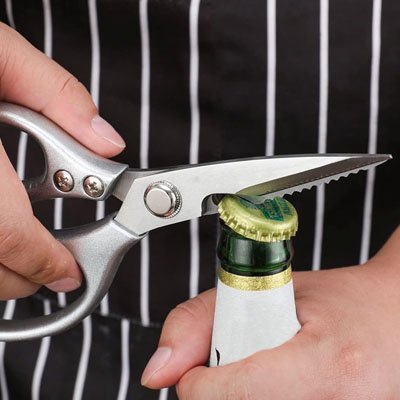 Ciseaux de cuisine multifonctions | Acier Inoxydable - Mon Univers Cuisine