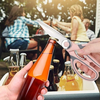 Ciseaux de cuisine rose - Mon Univers Cuisine