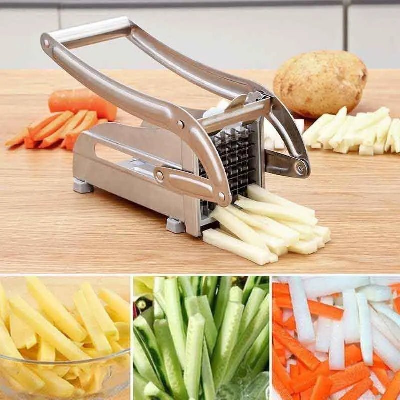 Coupe - Frites Professionnel | Ergonomique en Acier Inoxydable - Mon Univers Cuisine