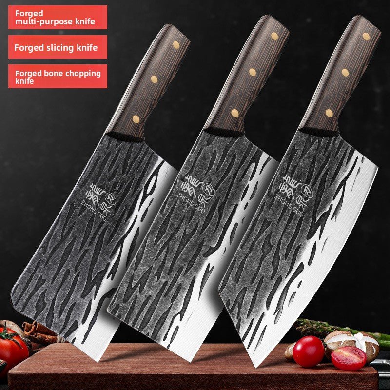 Couperet Forgé Professionnels - 3 Pièces Multifonctions - Mon Univers Cuisine