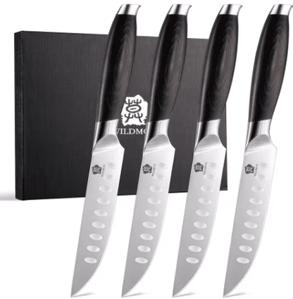 Couteau à Steak | Lames en Acier Inoxydable et Manches Ergonomiques - Mon Univers Cuisine