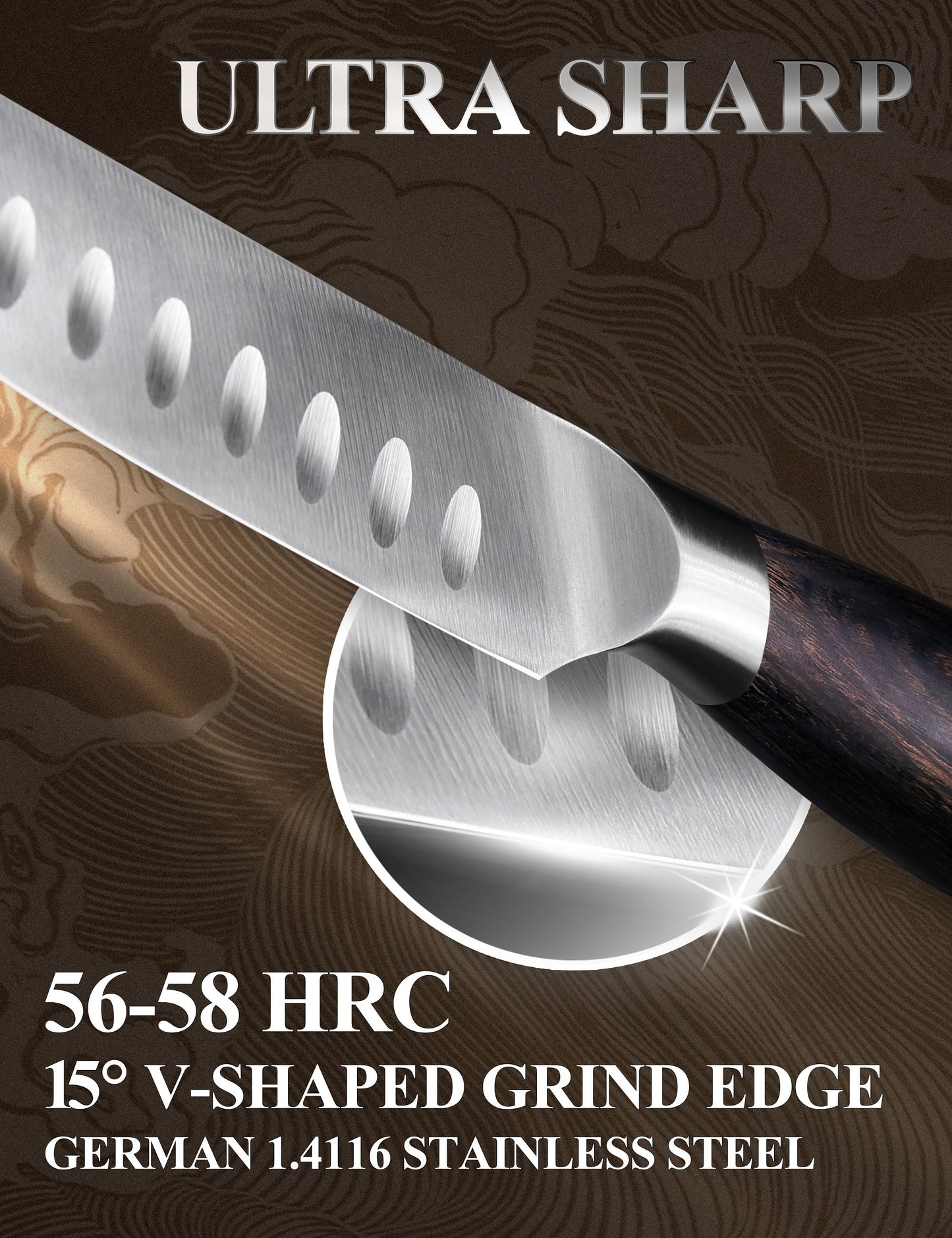 Couteau à Steak | Lames en Acier Inoxydable et Manches Ergonomiques - Mon Univers Cuisine