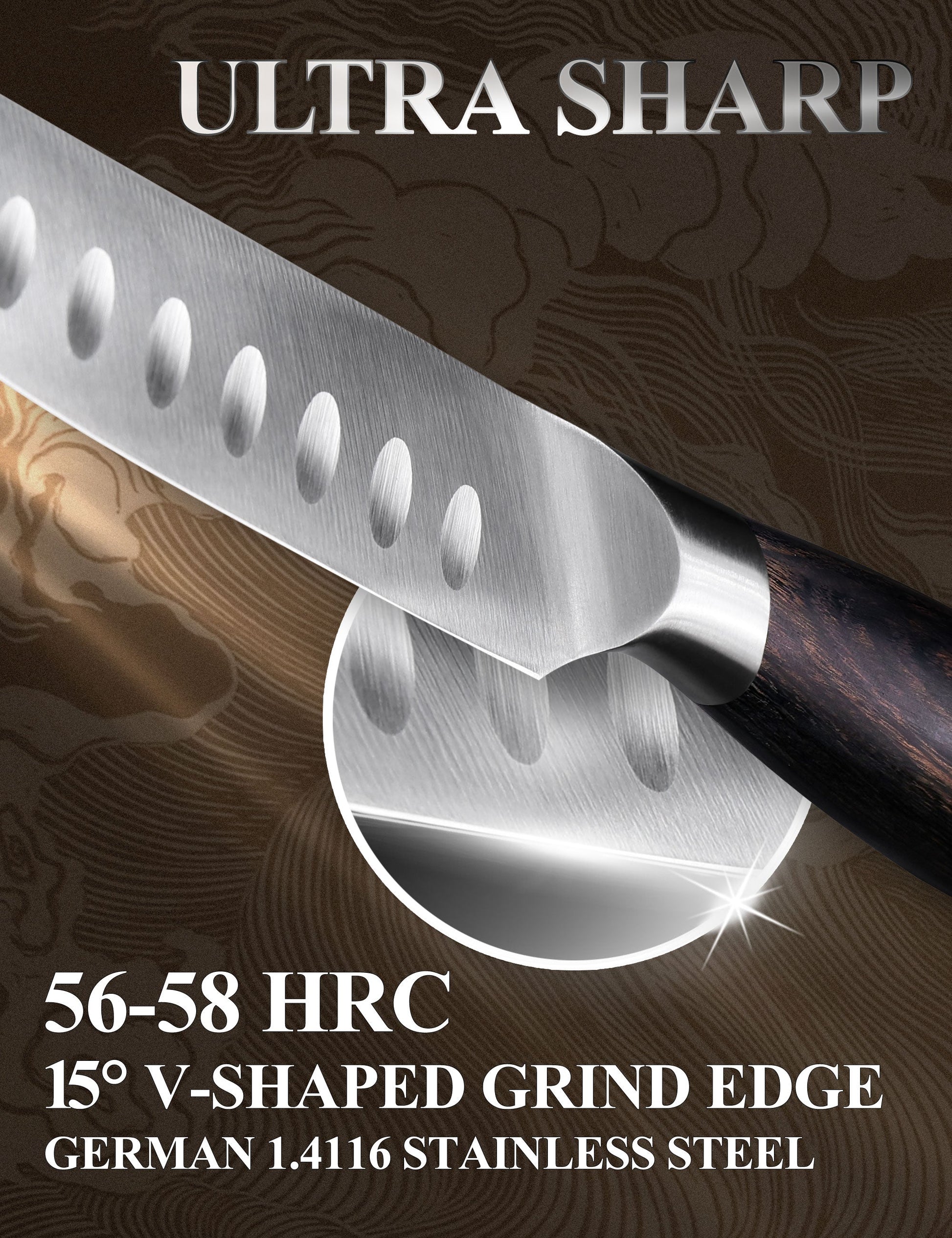 Couteau à Steak | Lames en Acier Inoxydable et Manches Ergonomiques - Mon Univers Cuisine