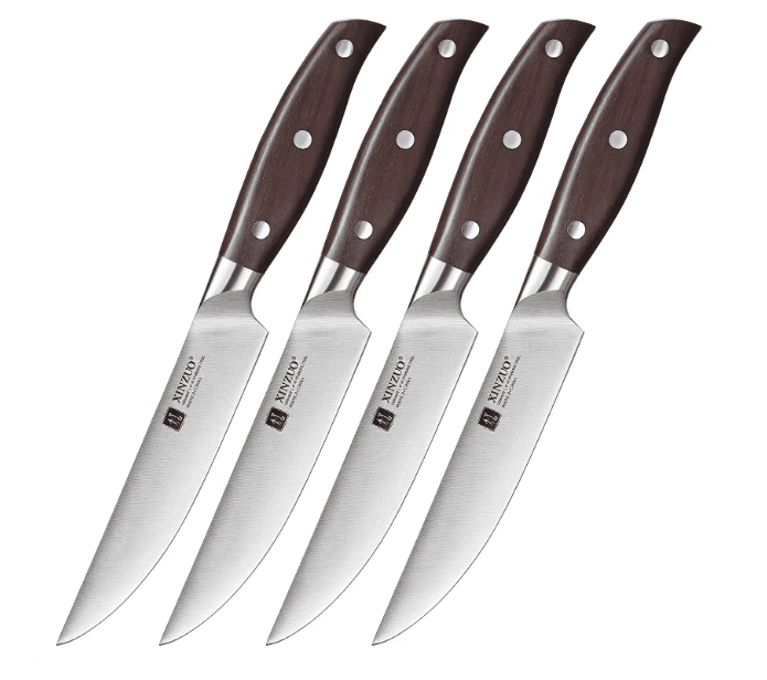 Couteau à Steak Xinzuo | Lame Tranchante en Acier Inoxydable pour une Découpe Parfaite - Mon Univers Cuisine