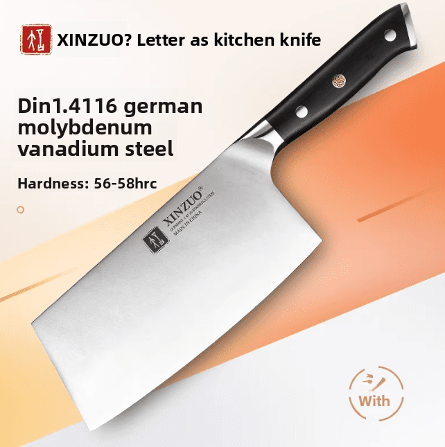 Couteau de Chef Premium Xinzuo | Acier Inoxydable avec Manches en Bois - Mon Univers Cuisine