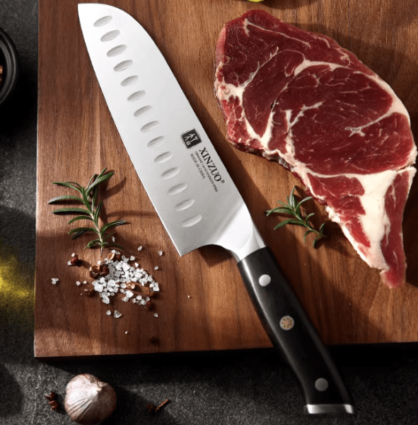 Couteau de Chef Premium Xinzuo | Acier Inoxydable avec Manches en Bois - Mon Univers Cuisine