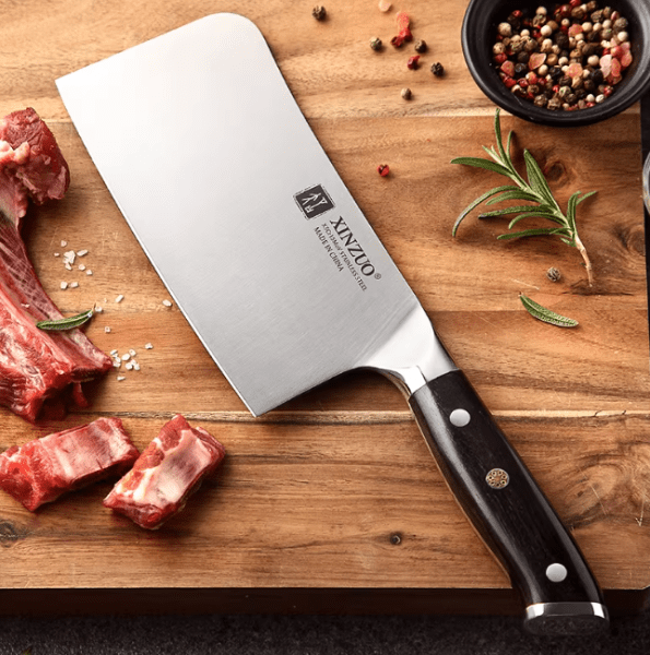 Couteau de Chef Premium Xinzuo | Acier Inoxydable avec Manches en Bois - Mon Univers Cuisine