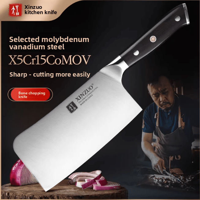 Couteau de Chef Premium Xinzuo | Acier Inoxydable avec Manches en Bois - Mon Univers Cuisine