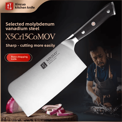 Couteau de Chef Premium Xinzuo | Acier Inoxydable avec Manches en Bois - Mon Univers Cuisine