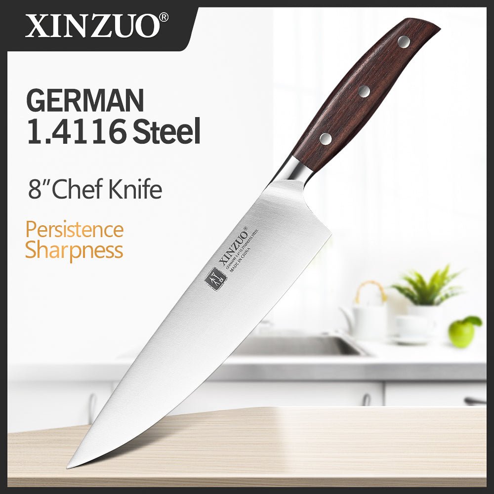 Couteau de Chef Professionnel Xinzuo | Acier Haute teneur en carbone - Mon Univers Cuisine