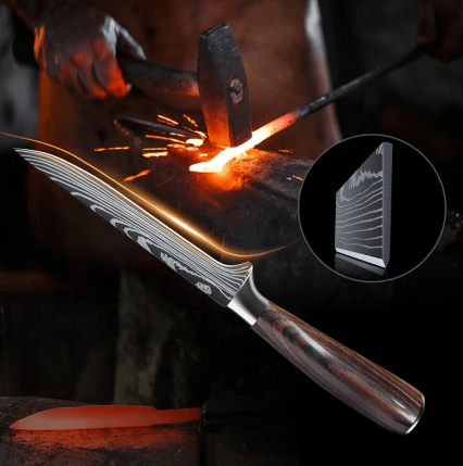 Couteau de cuisine - DamascusKitchenKnives™ | Couteau Boning - Mon Univers Cuisine