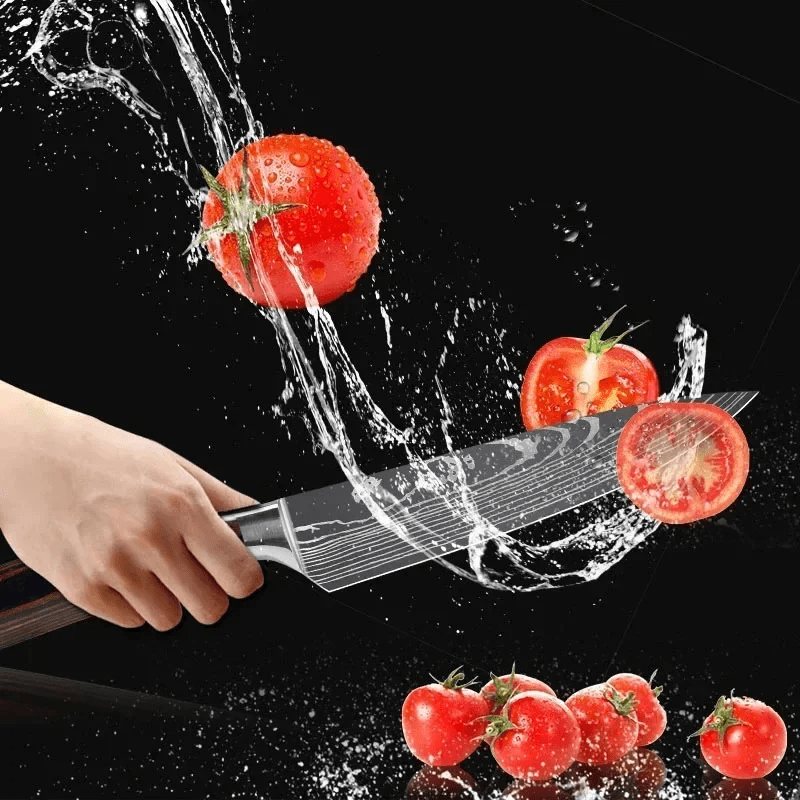 Couteau de cuisine - DamascusKitchenKnives™ | Couteau Santoku - Mon Univers Cuisine