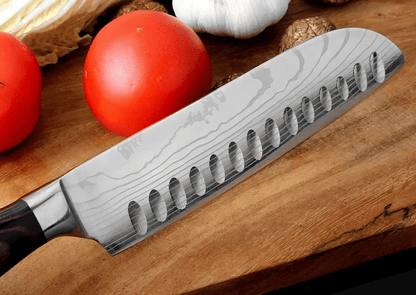 Couteau de cuisine - DamascusKitchenKnives™ - Couteau Santoku G - Mon Univers Cuisine