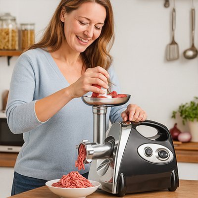 Hachoir à viande électrique | Robustesse Premium - Mon Univers Cuisine