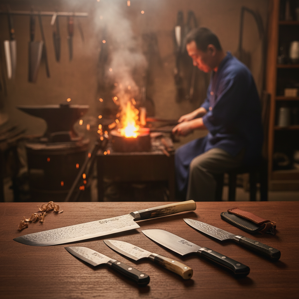Couteaux haut de gamme - Artisanat asiatique