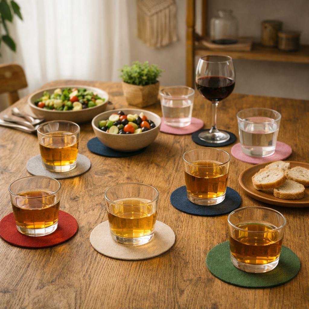 Desous-de-verre en tissu - Mon Univers Cuisine
