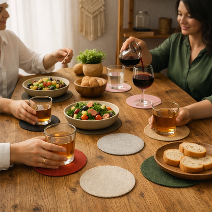 Desous-de-verre en tissu - Mon Univers Cuisine