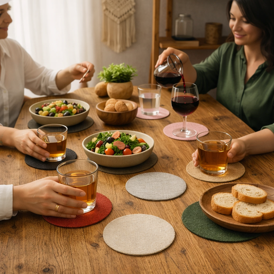 Desous-de-verre en tissu - Mon Univers Cuisine