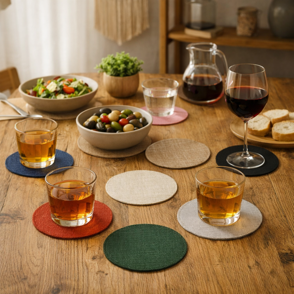 Desous-de-verre en tissu - Mon Univers Cuisine