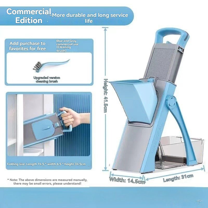 Mandoline Cuisine Verticale bleue | Premium - Mon Univers Cuisine