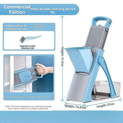 Mandoline Cuisine Verticale bleue | Premium - Mon Univers Cuisine