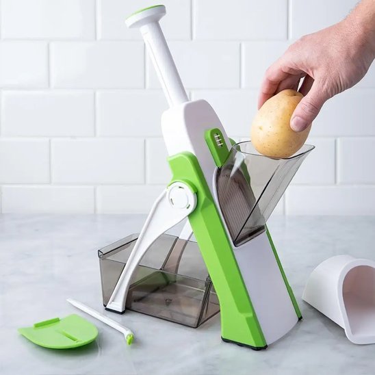 Mandoline Cuisine Verticale verte | Professionnelle - Mon Univers Cuisine