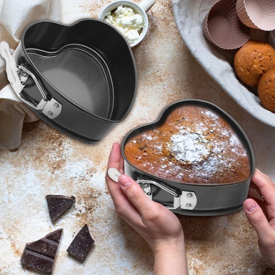 Moule à Gâteau en Cœur | Anti - adhésif - Mon Univers Cuisine